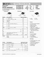 DataSheet IXTP36P15P pdf